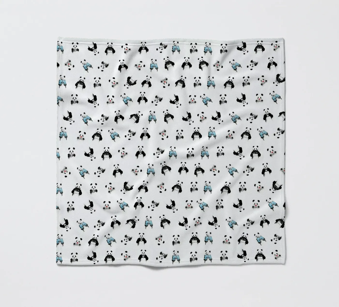 Panda Pattern Fleecedecke von Balazs Solti