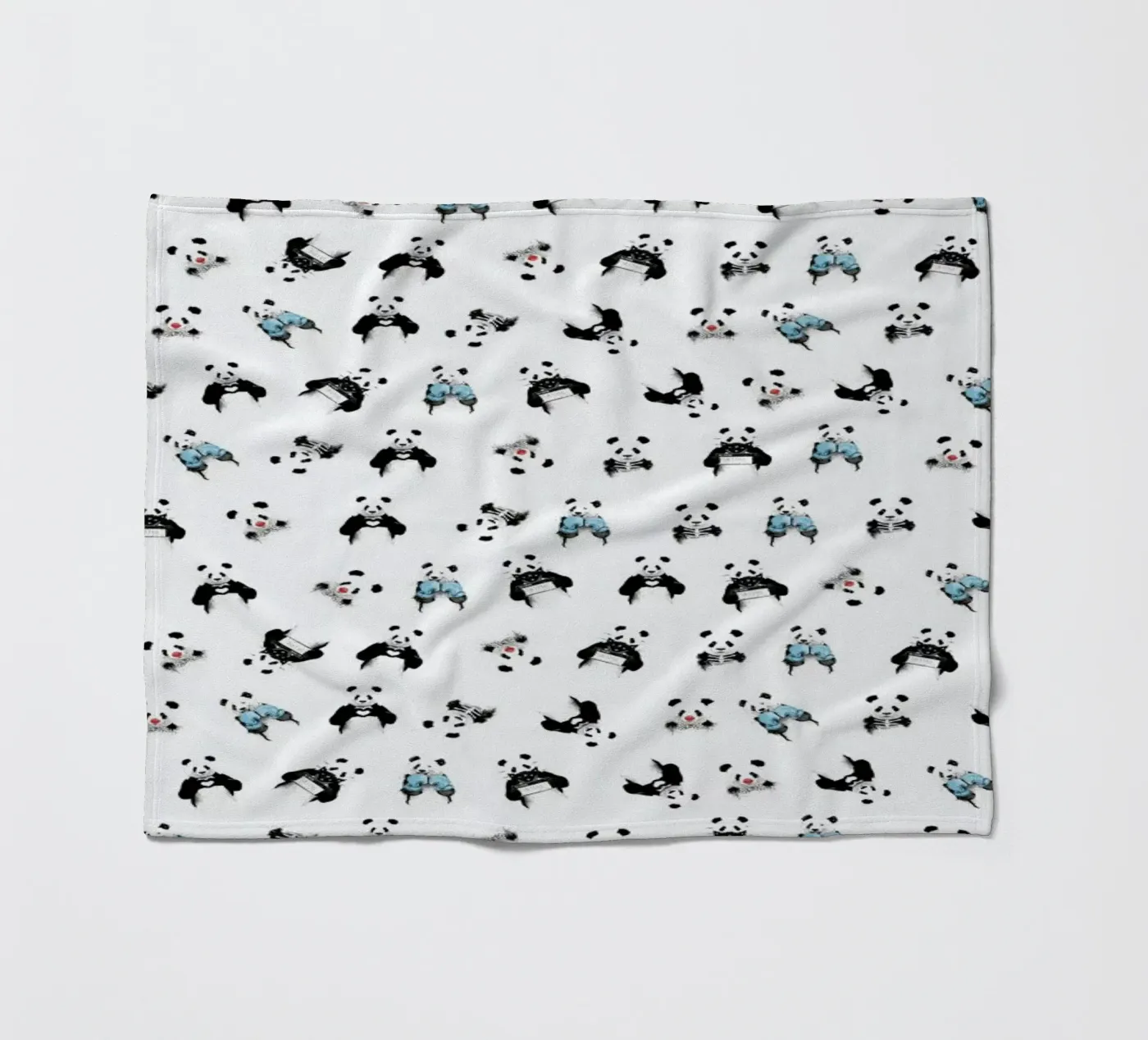 Panda Pattern fleecedeken van Balazs Solti