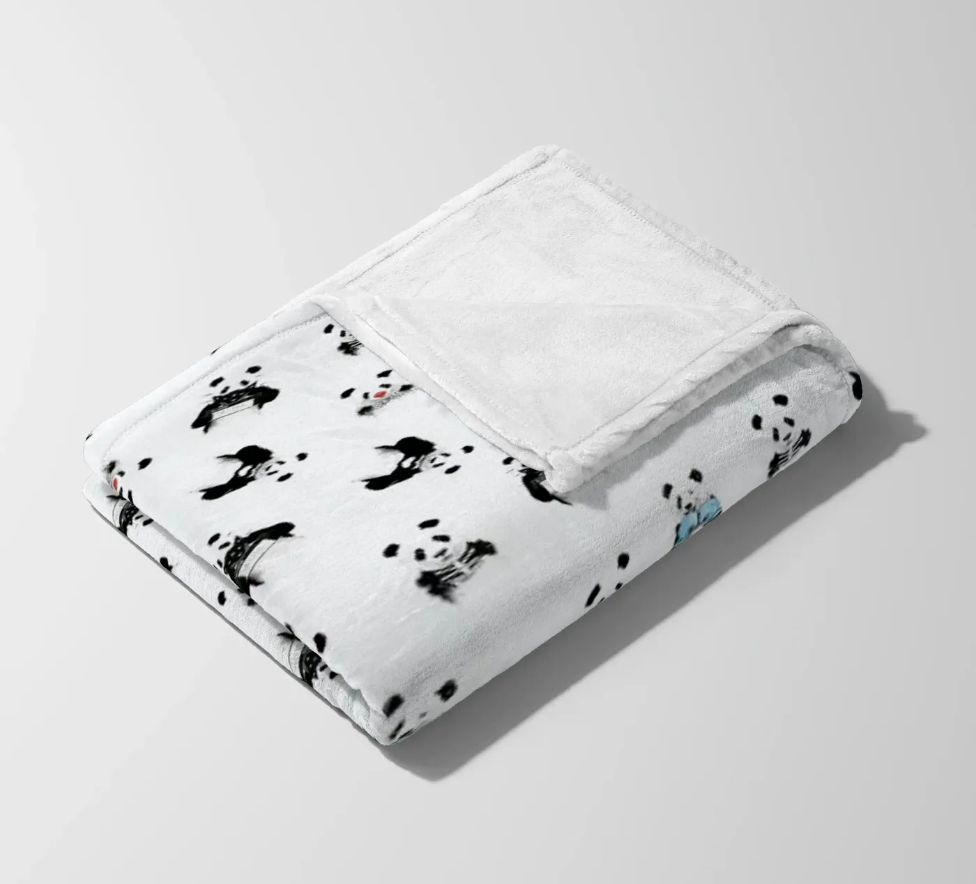 Panda Pattern fleecedeken van Balazs Solti