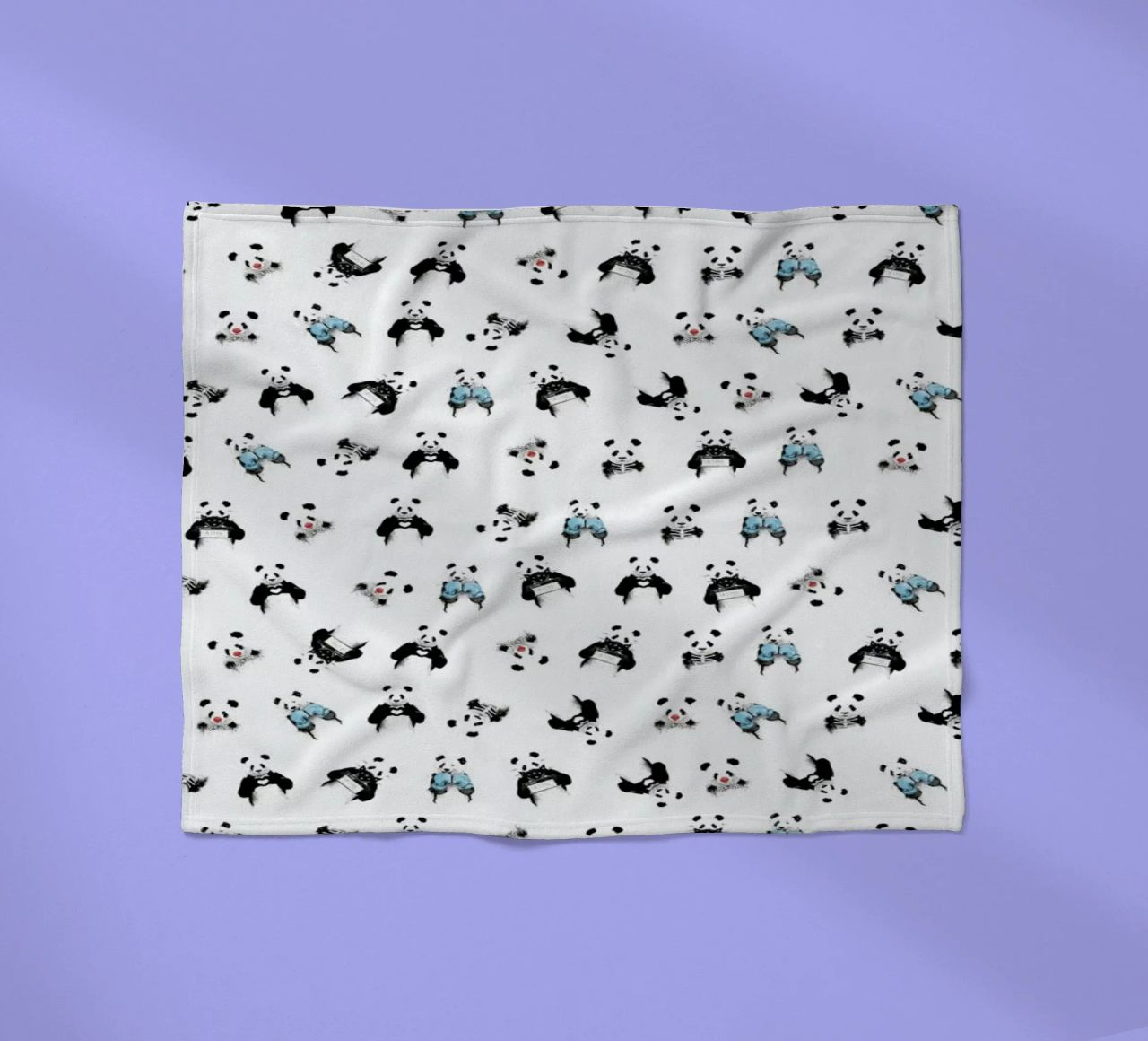 Panda Pattern coperta in pile da Balazs Solti