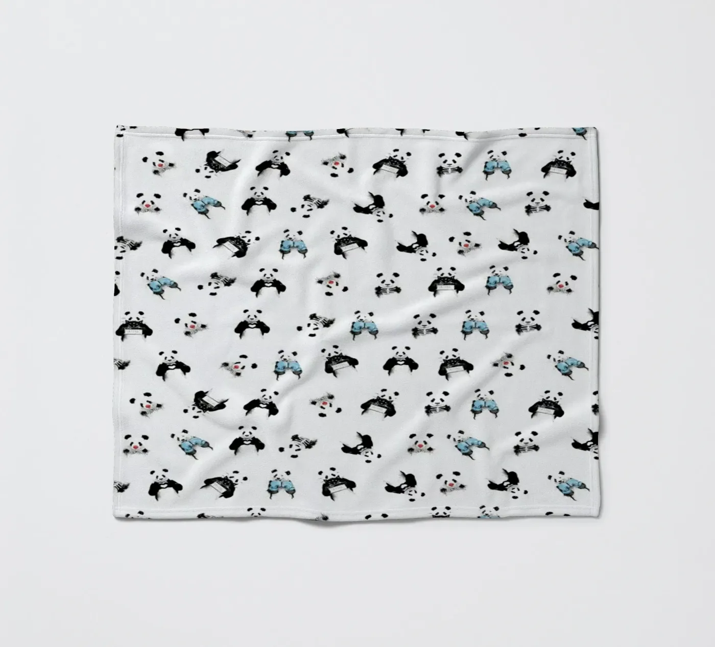 Panda Pattern fleecedeken van Balazs Solti