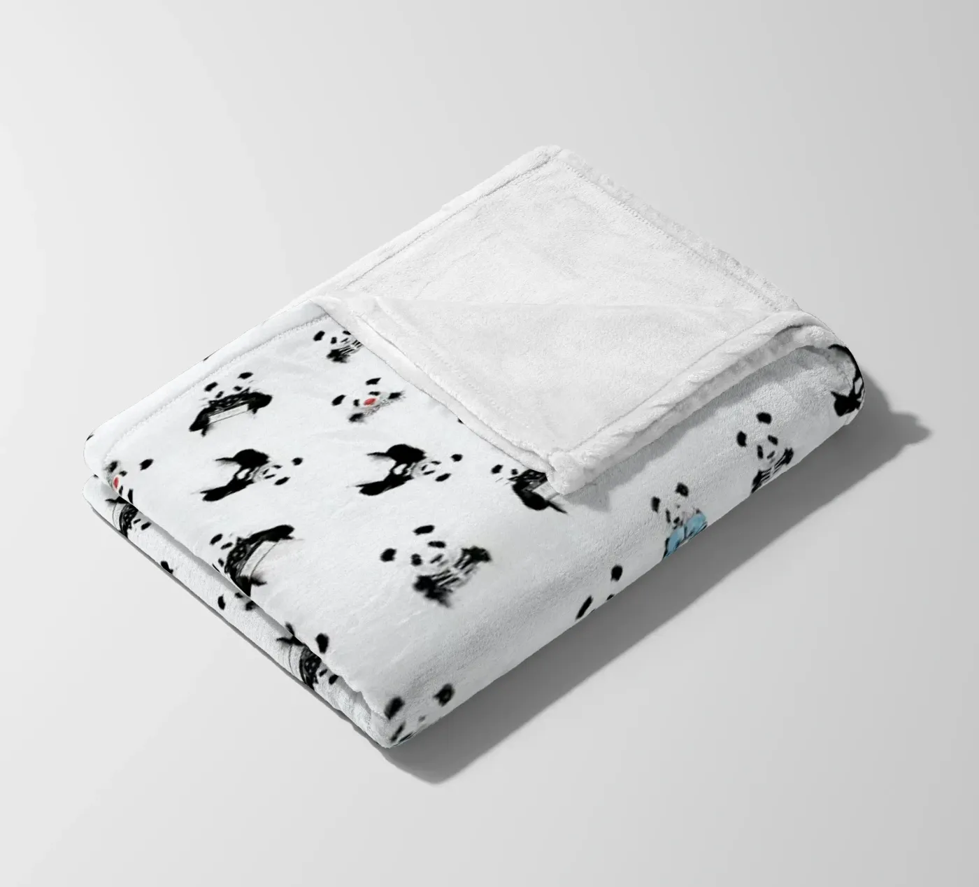 Panda Pattern fleecedeken van Balazs Solti