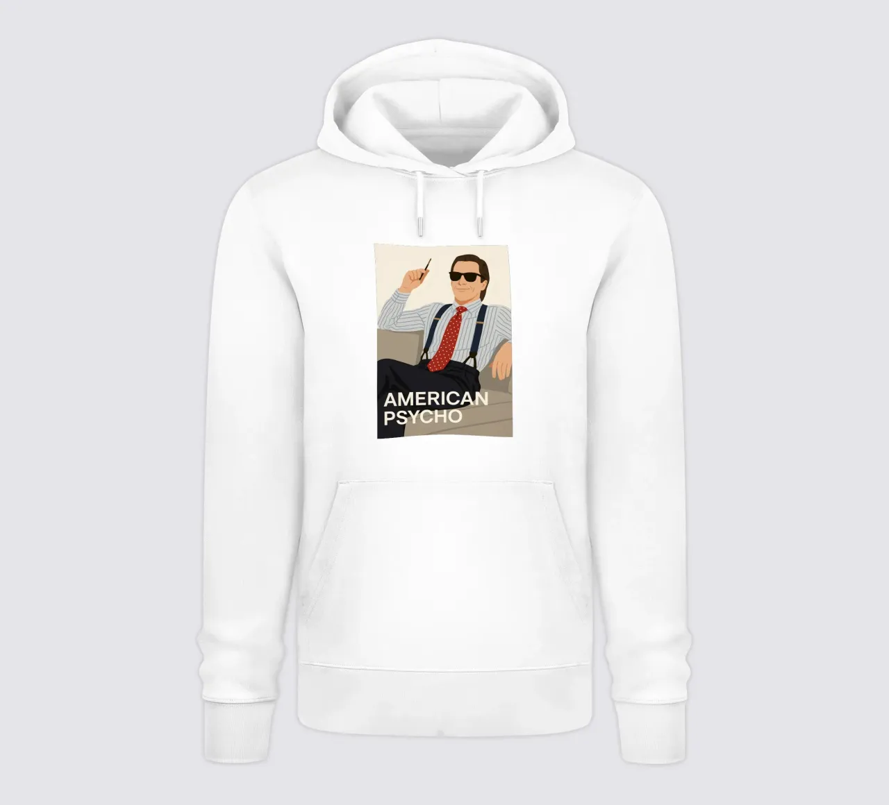 Patrick Bateman American Psycho felpa con cappuccio da MoviesArt