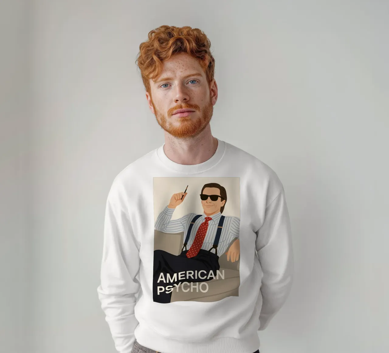 Patrick Bateman American Psycho felpa da MoviesArt