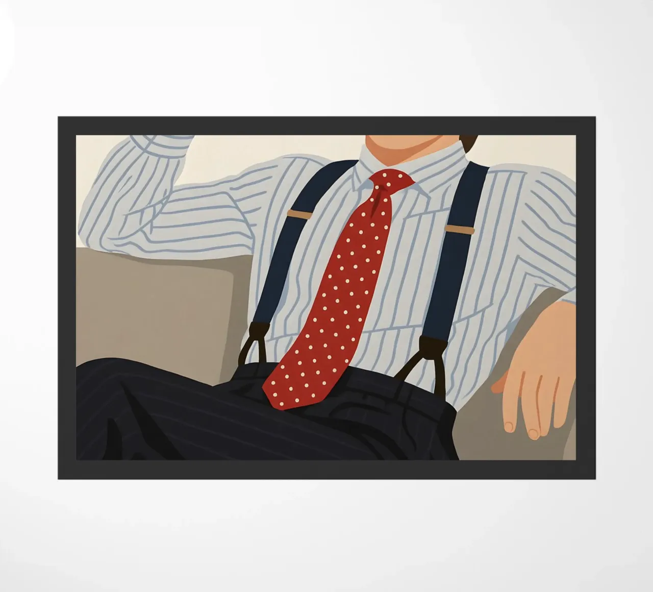 Patrick Bateman American Psycho zerbino da MoviesArt
