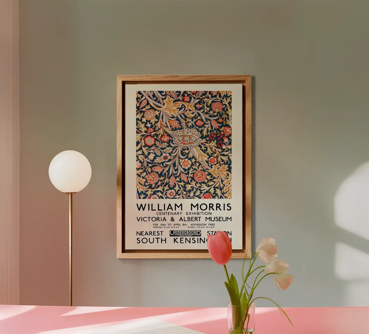 William Morris Ladro di fragole alluminio dibond da Flower