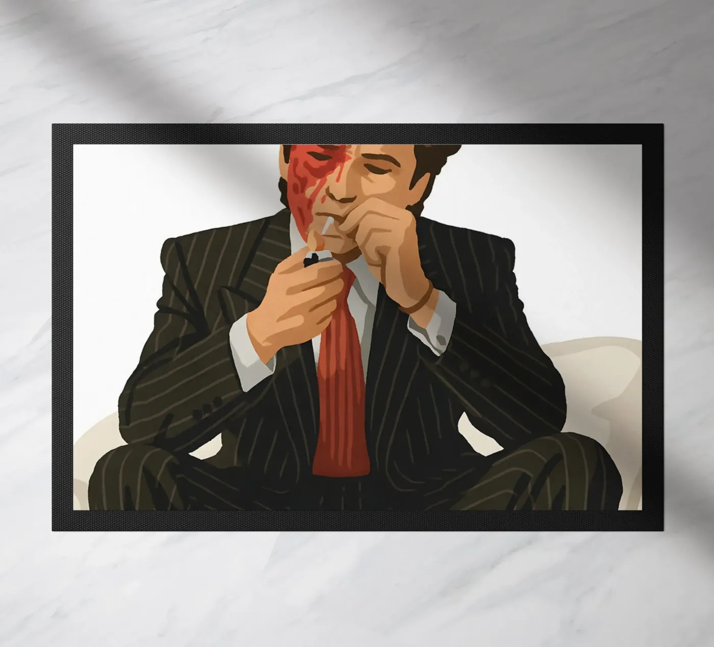 Patrick Bateman American Psycho zerbino da MoviesArt