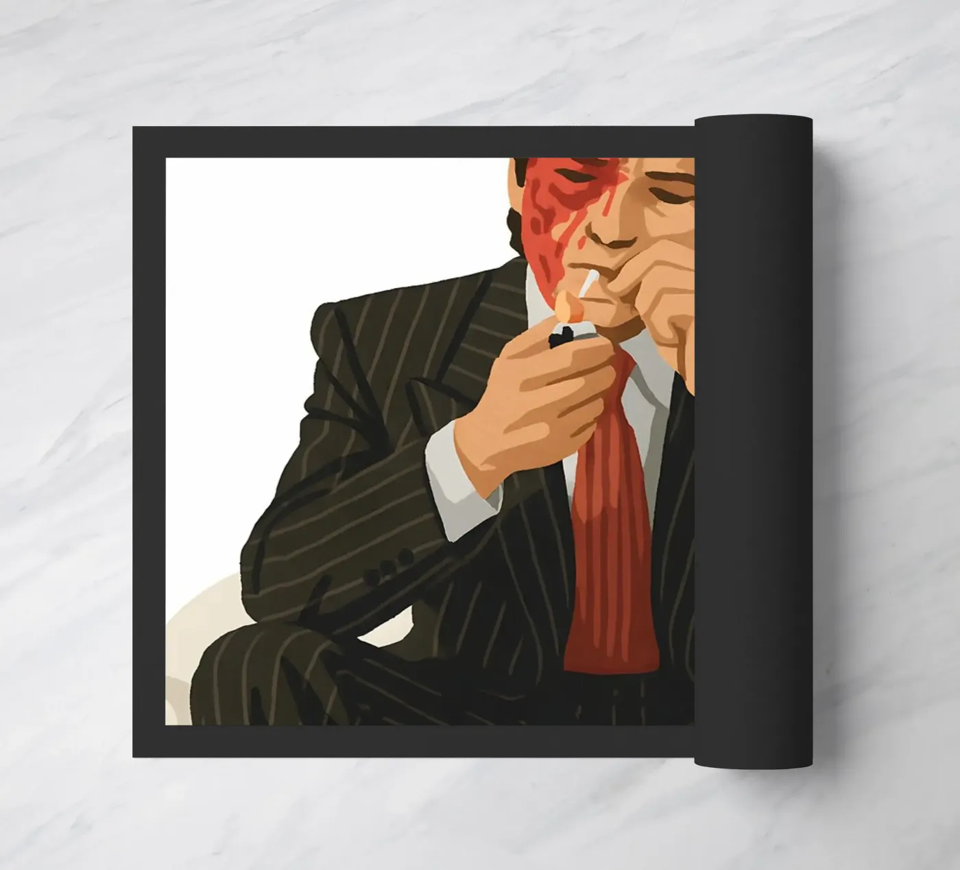 Patrick Bateman American Psycho zerbino da MoviesArt