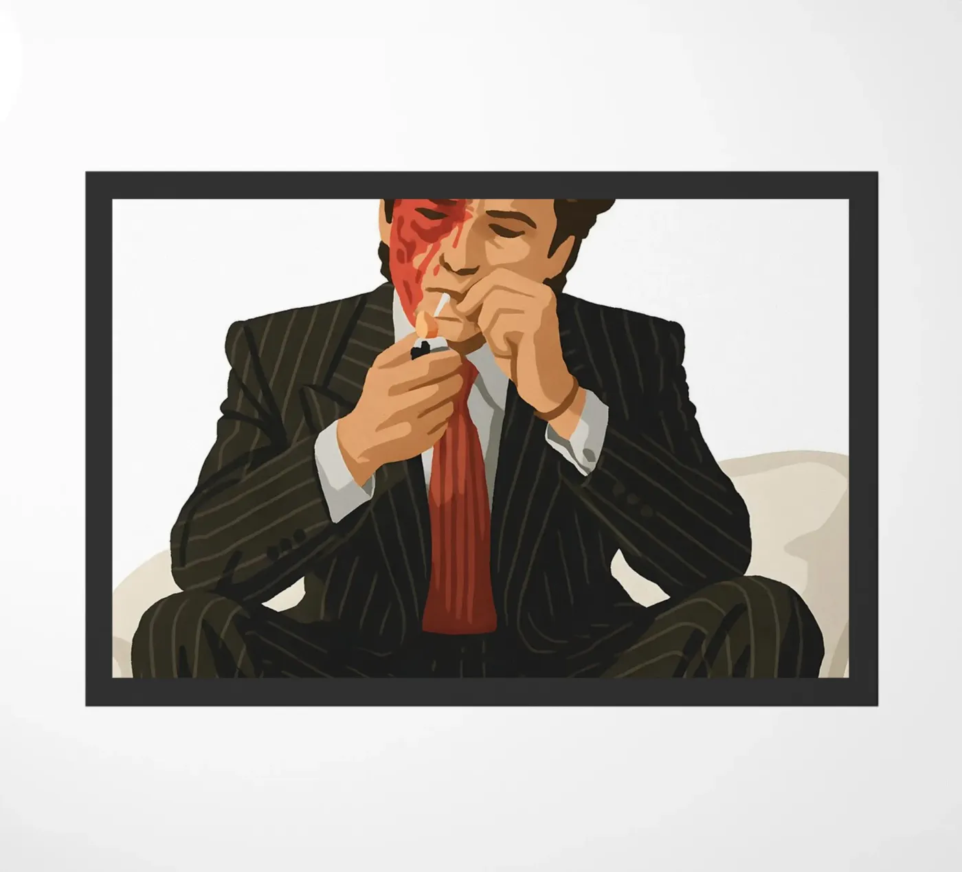 Patrick Bateman American Psycho zerbino da MoviesArt