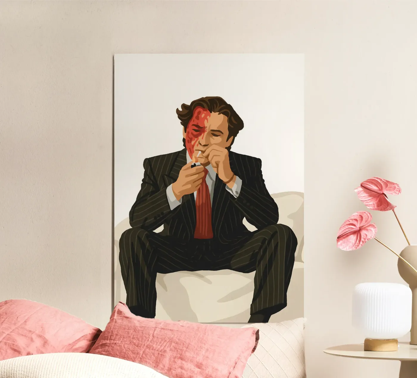 Patrick Bateman American Psycho poster da MoviesArt