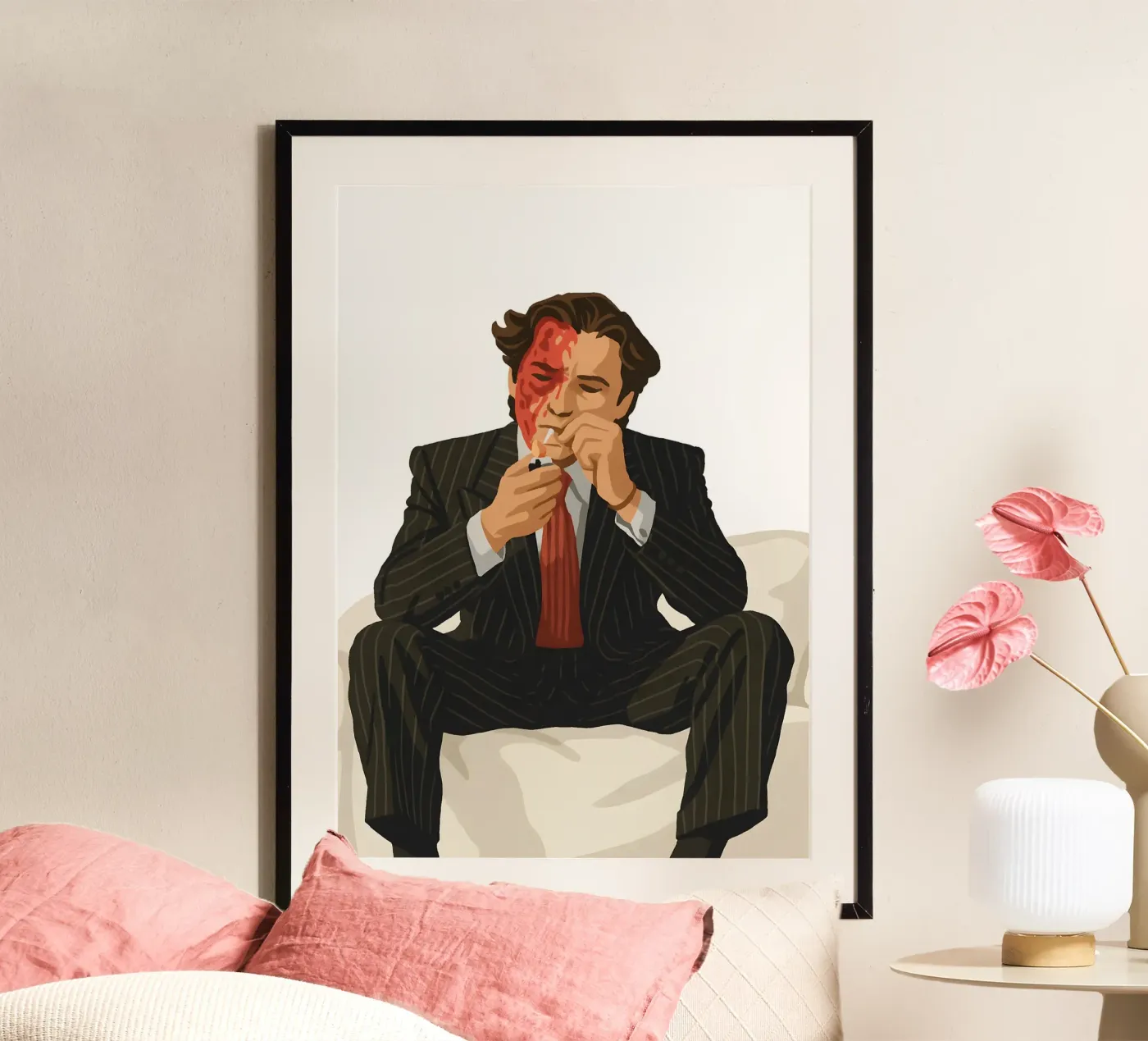 Patrick Bateman American Psycho poster da MoviesArt