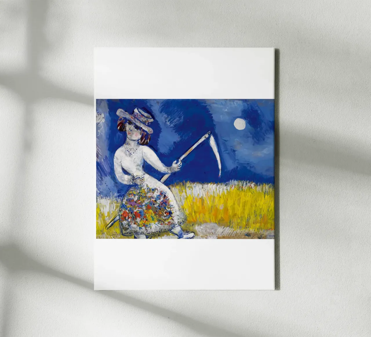Marc Chagall La fanciulla tela con Cornice a cassetta da DuncanBennett shop