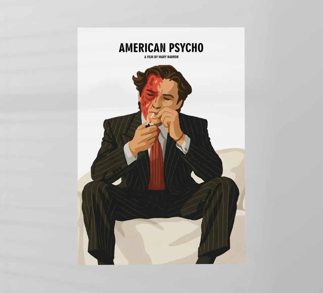 Patrick Bateman pellicola backlit da MoviesArt