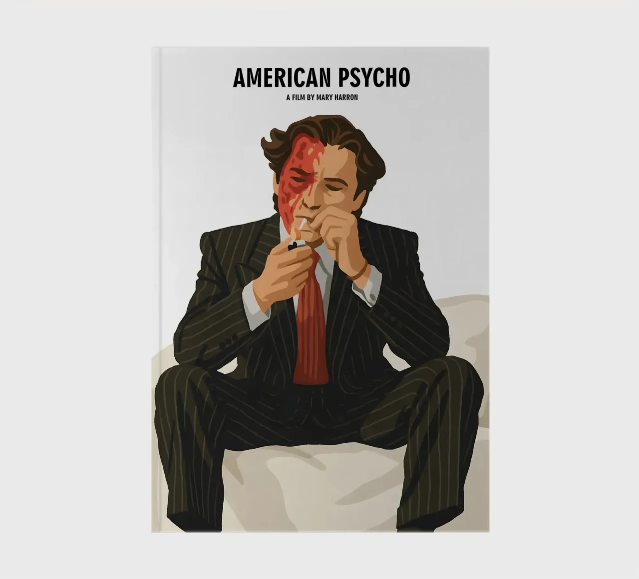 Patrick Bateman notebook by MoviesArt