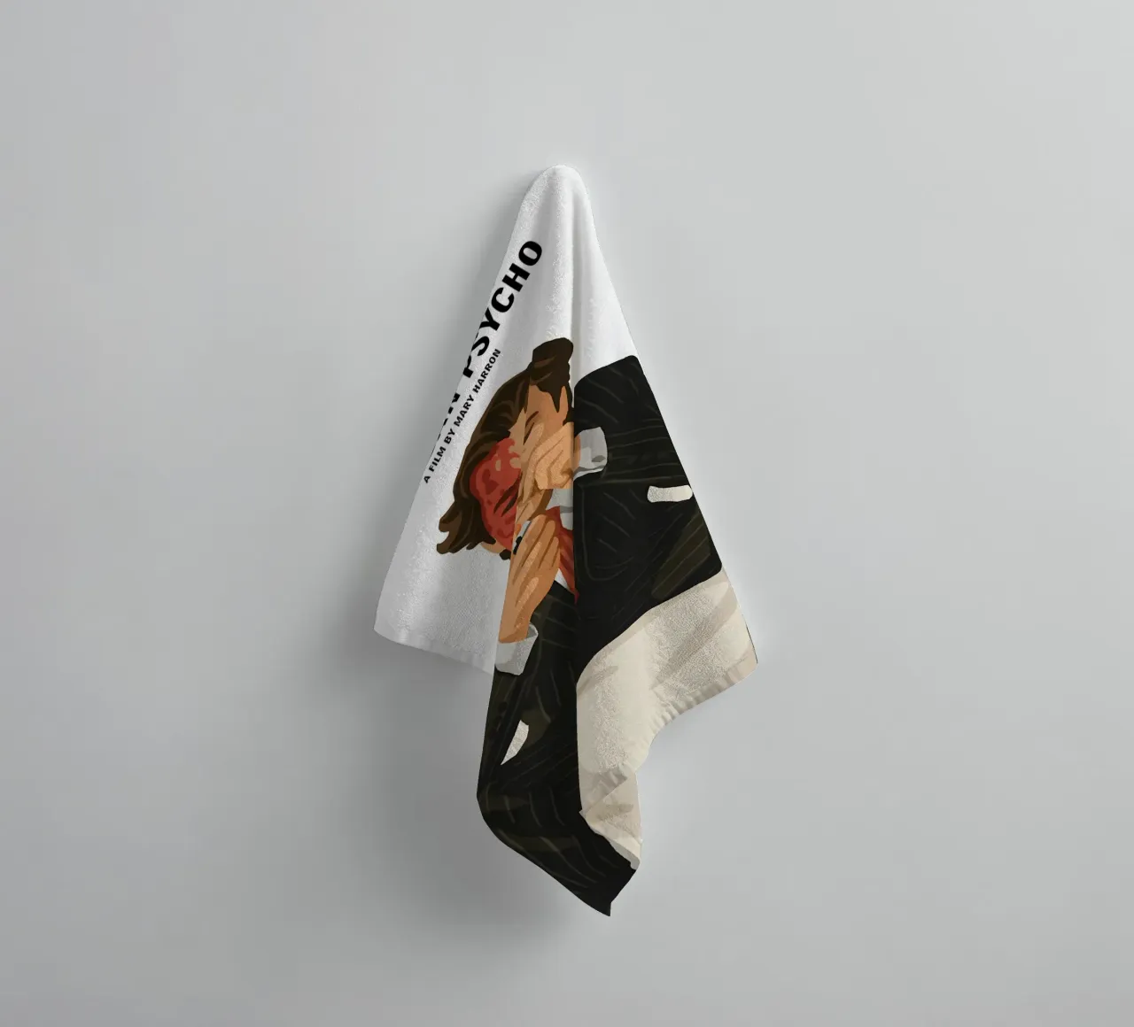 Patrick Bateman asciugamano da bagno da MoviesArt