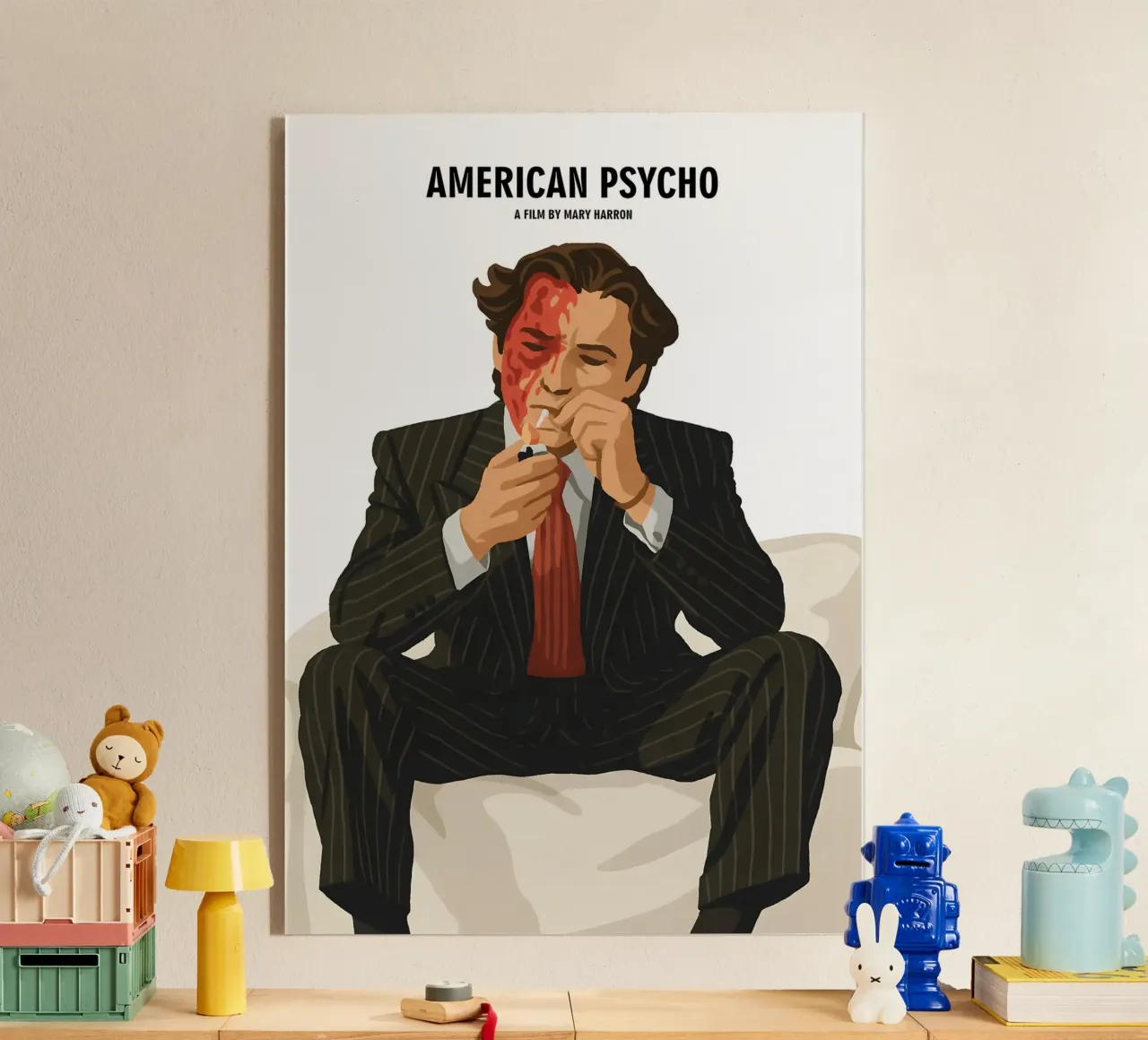 Patrick Bateman plexiglass da MoviesArt