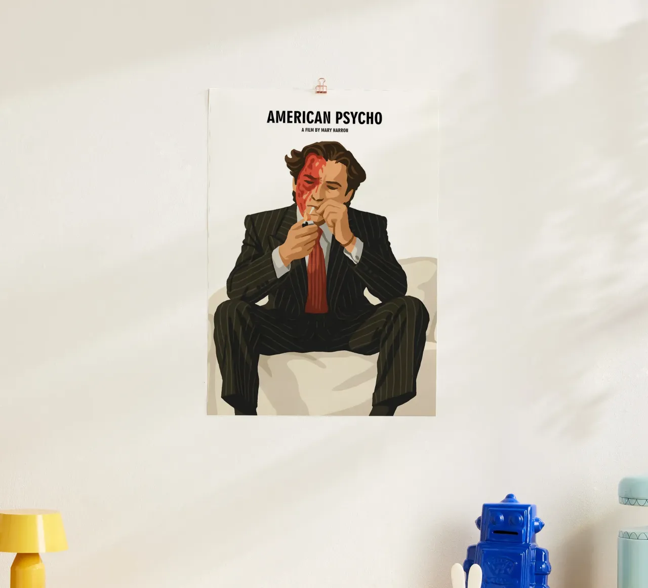 Patrick Bateman carta hahnemühle da MoviesArt