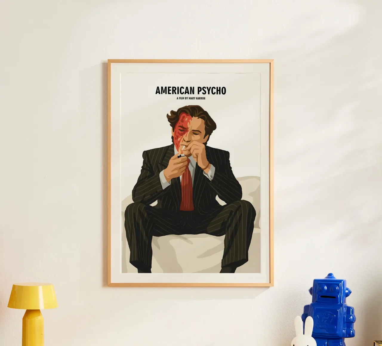 Patrick Bateman carta hahnemühle da MoviesArt