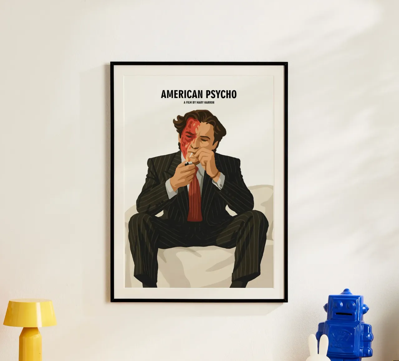 Patrick Bateman carta hahnemühle da MoviesArt