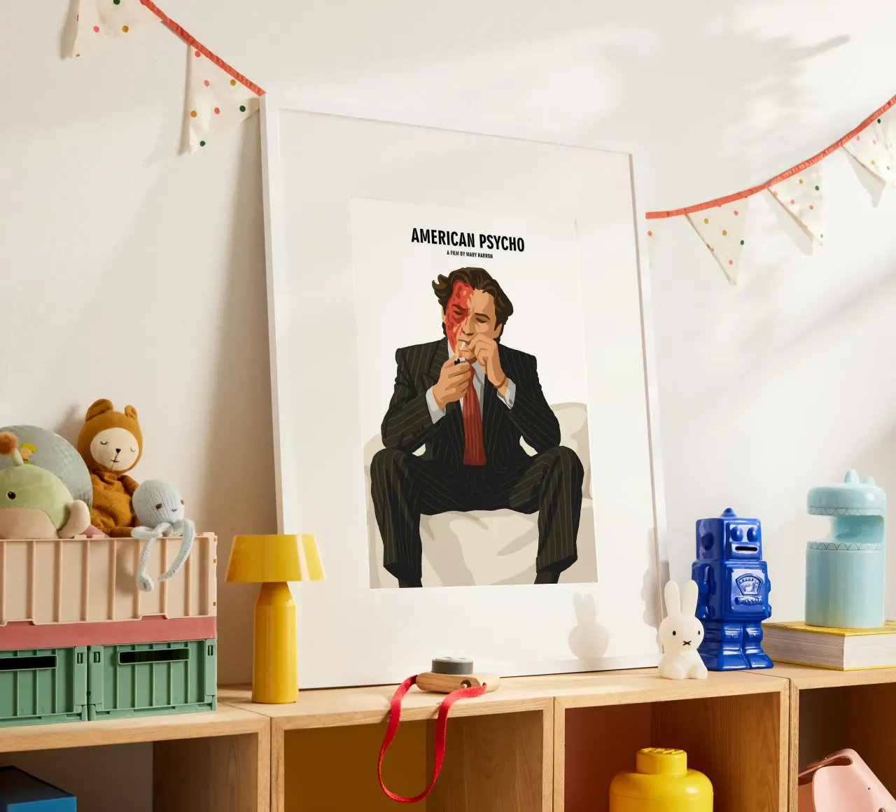 Patrick Bateman carta hahnemühle da MoviesArt