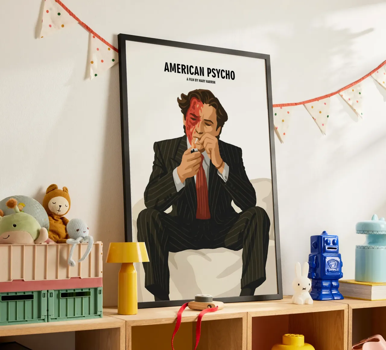 Patrick Bateman carta hahnemühle da MoviesArt
