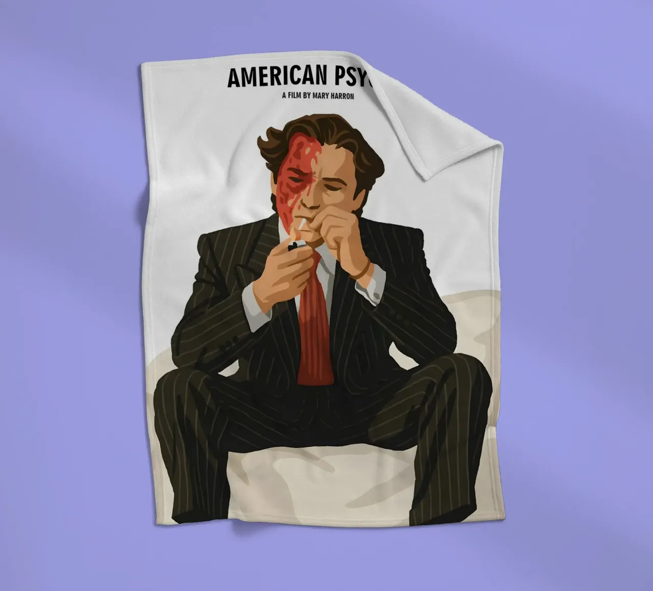 Patrick Bateman coperta in pile da MoviesArt