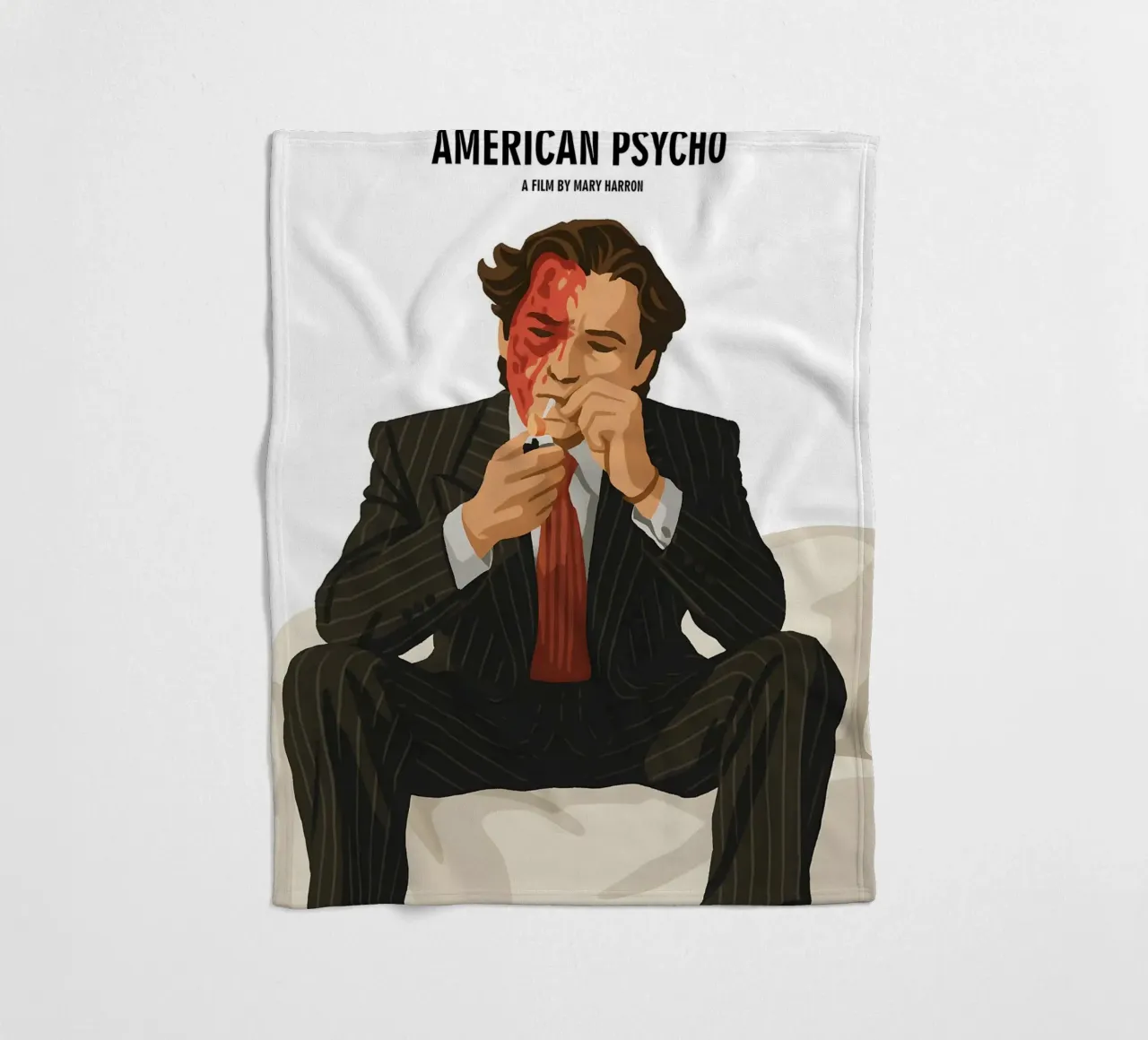 Patrick Bateman coperta in pile da MoviesArt