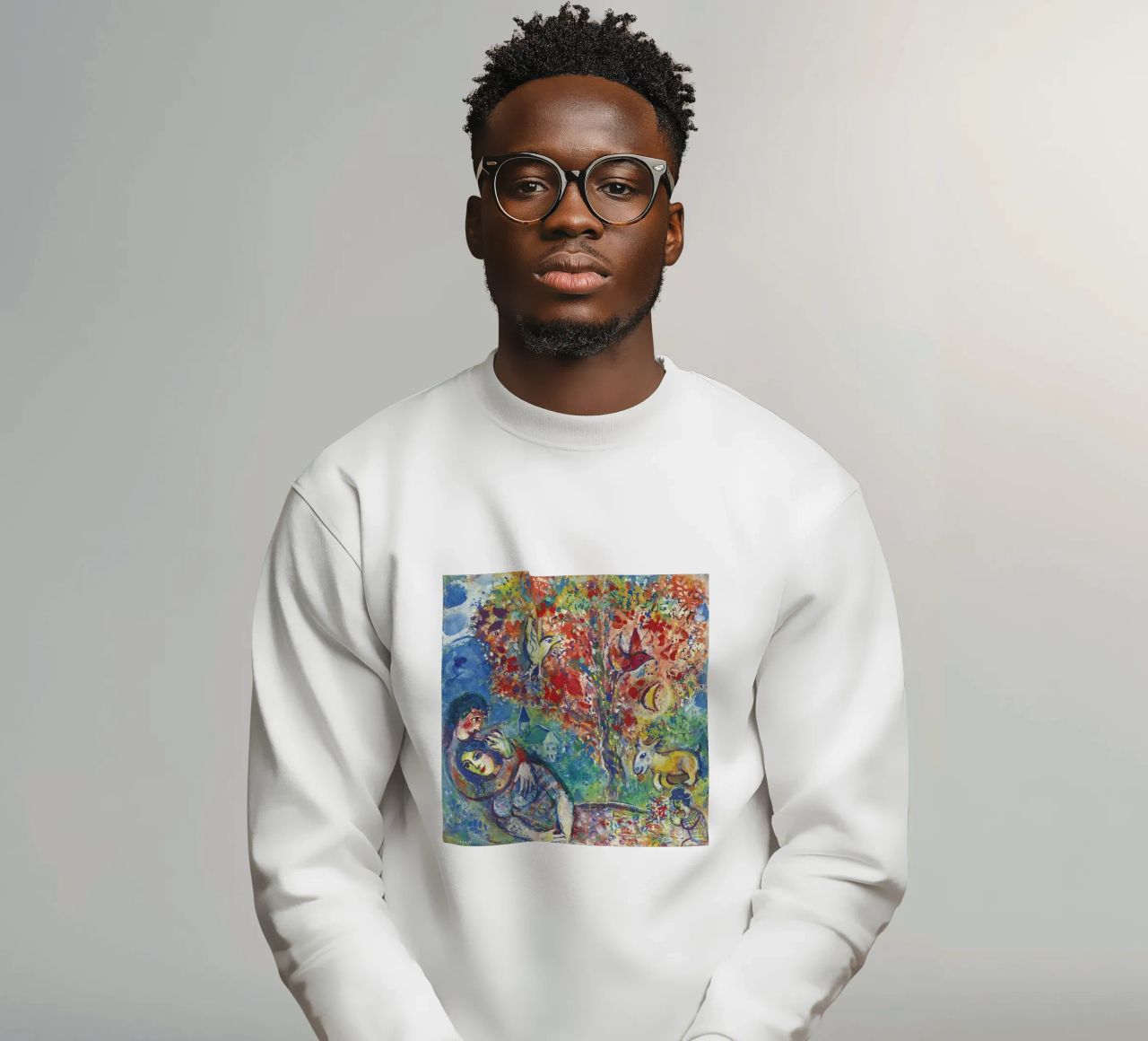 Marc Chagall Paar unter einem Baum oder Die Liebenden Sweatshirt von DuncanBennett shop