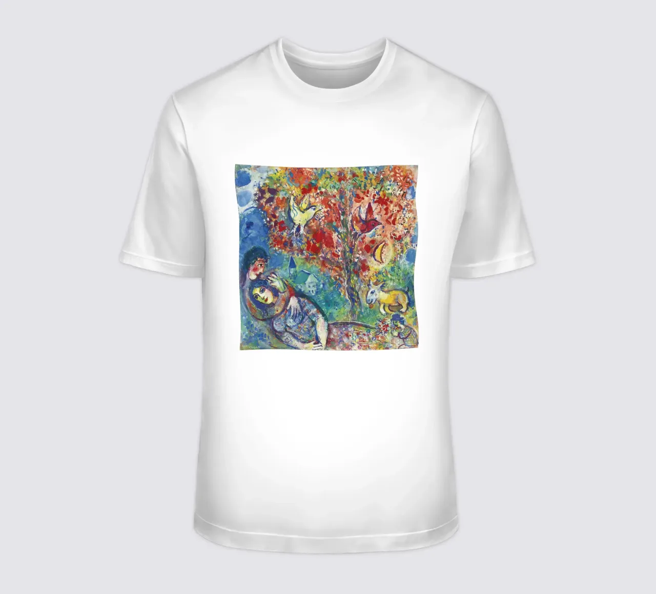 Marc Chagall Paar unter einem Baum oder Die Liebenden T-Shirt von DuncanBennett shop