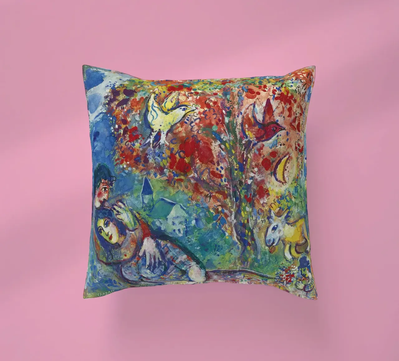 Marc Chagall Coppia sotto l'albero o Amanti cuscino da DuncanBennett shop