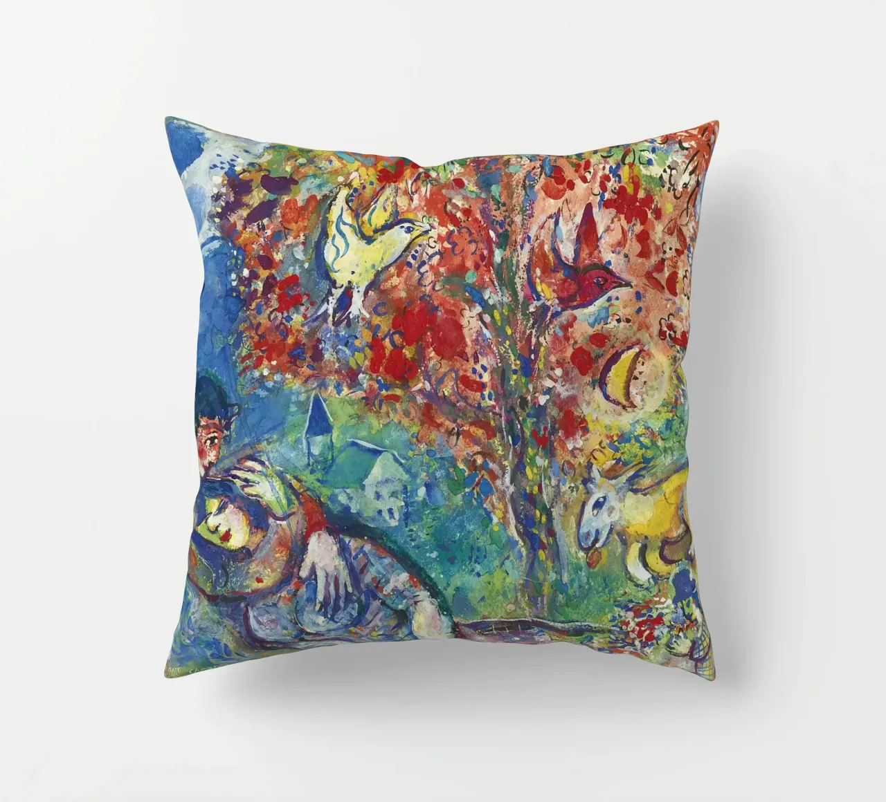 Marc Chagall Coppia sotto l'albero o Amanti cuscino da DuncanBennett shop