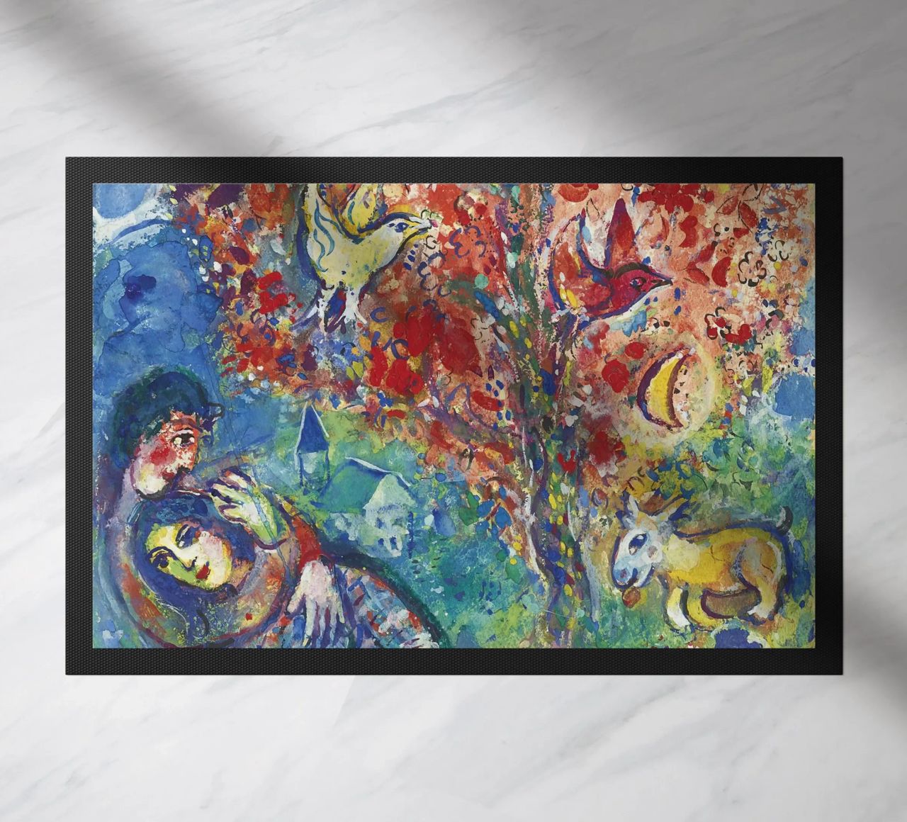 Marc Chagall Paar unter einem Baum oder Die Liebenden Fußmatte von DuncanBennett shop