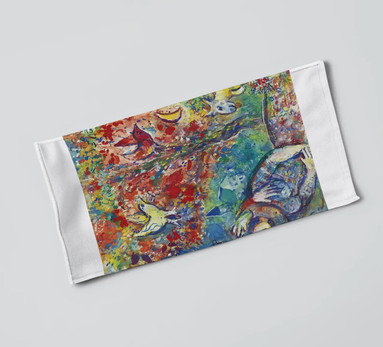 Marc Chagall Pareja bajo el árbol o Amantes toalla de baño de DuncanBennett shop