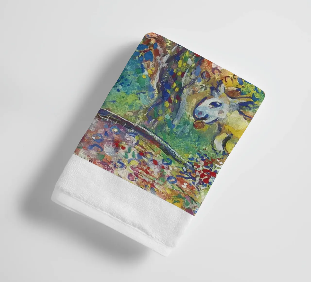 Marc Chagall Pareja bajo el árbol o Amantes toalla de baño de DuncanBennett shop