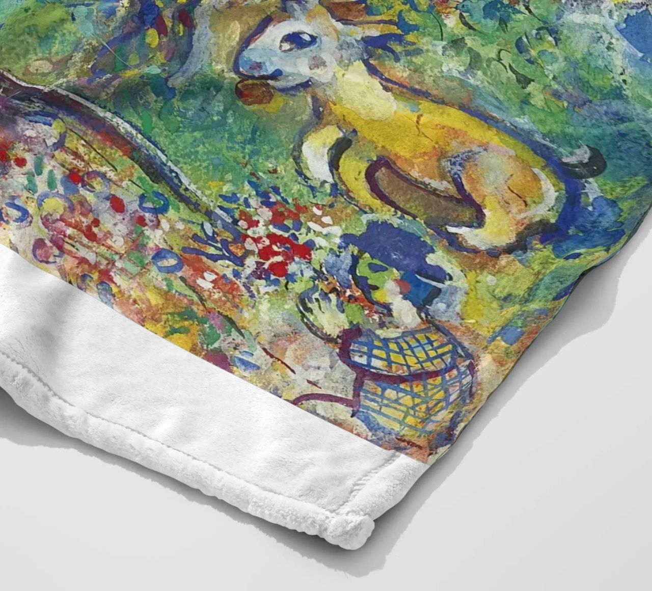 Marc Chagall Paar unter einem Baum oder Die Liebenden Fleecedecke von DuncanBennett shop