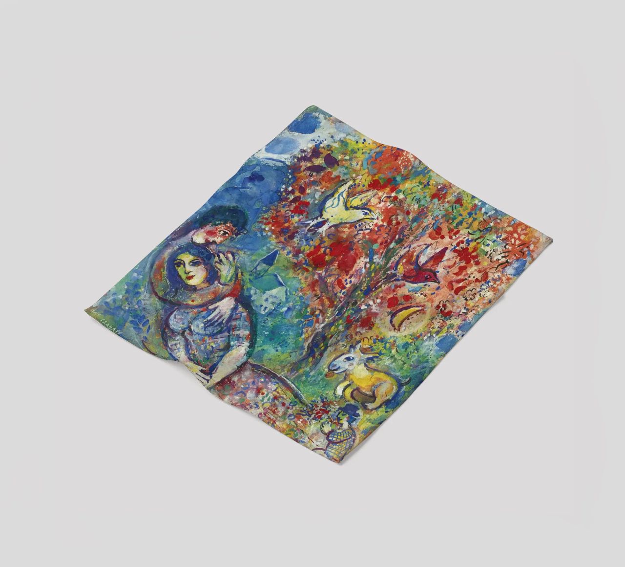 Marc Chagall Paar unter einem Baum oder Die Liebenden Fleecedecke von DuncanBennett shop