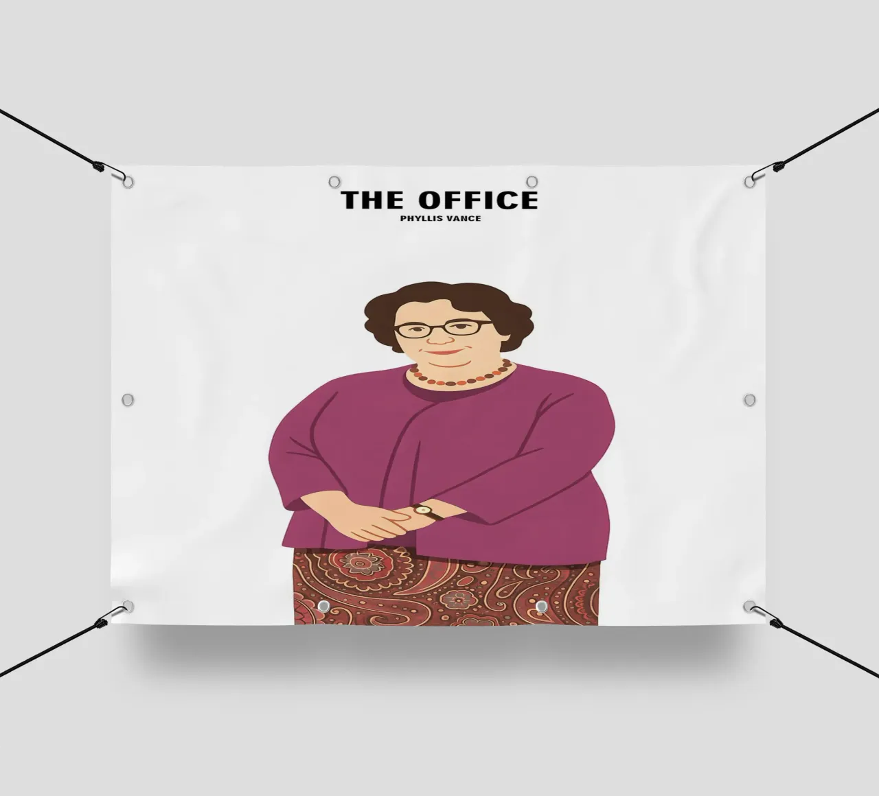 Phyllis Vance The Office telo in pvc da MoviesArt