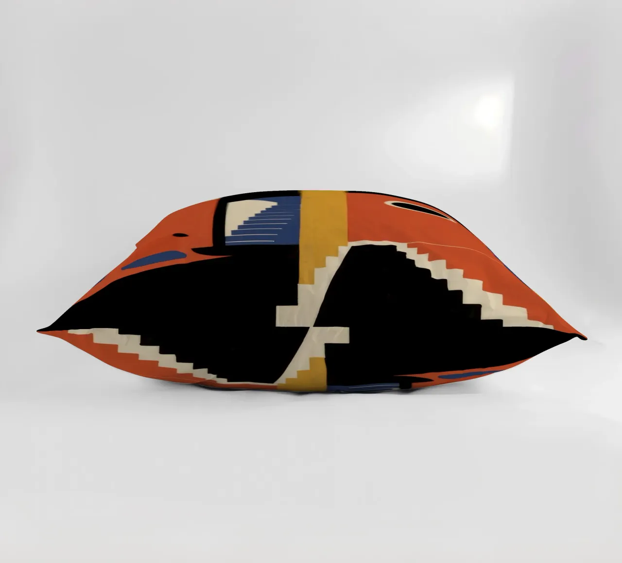 Geometric Shadow Stair decorative cushion by Jasper Rune