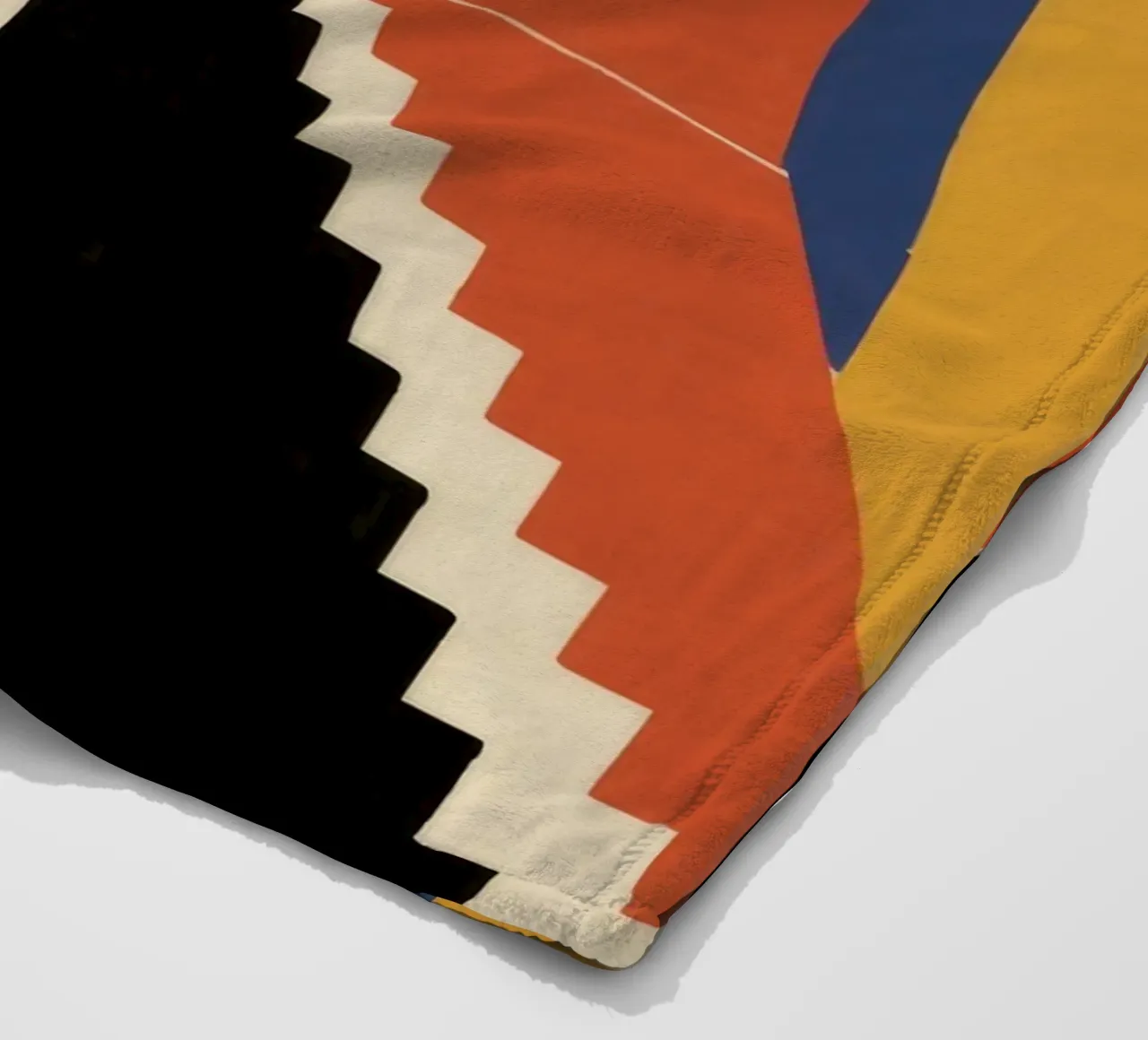 Scala geometrica con ombre coperta in pile da Jasper Rune