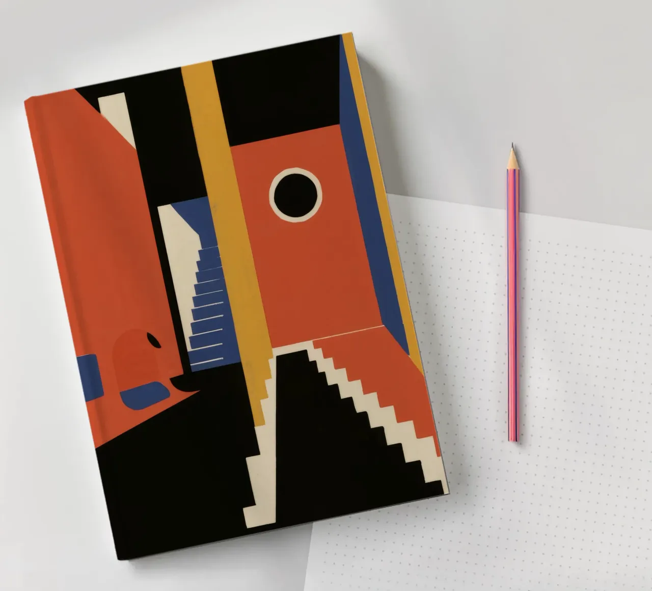 Scala geometrica con ombre diario da Jasper Rune