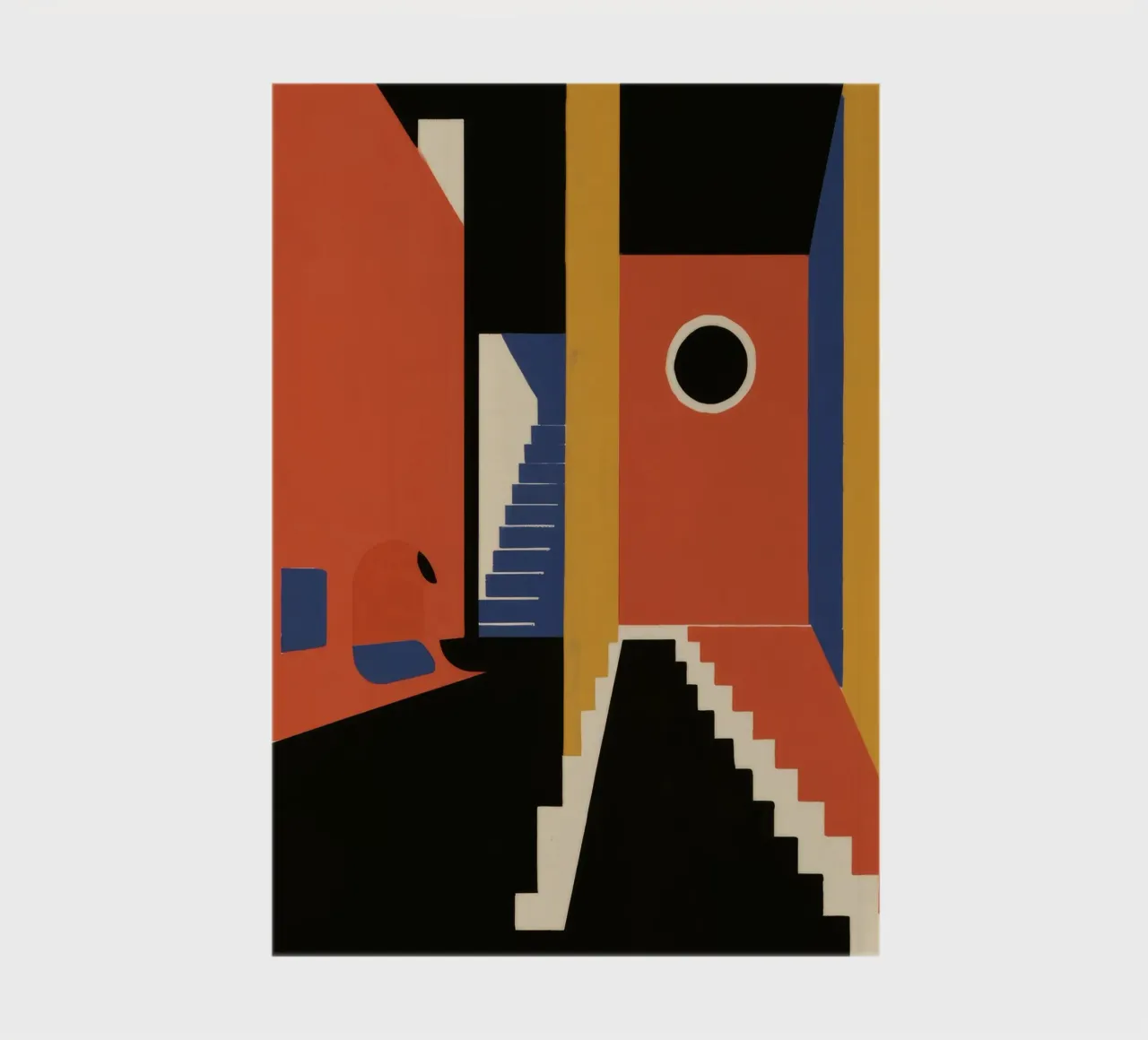 Scala geometrica con ombre diario da Jasper Rune