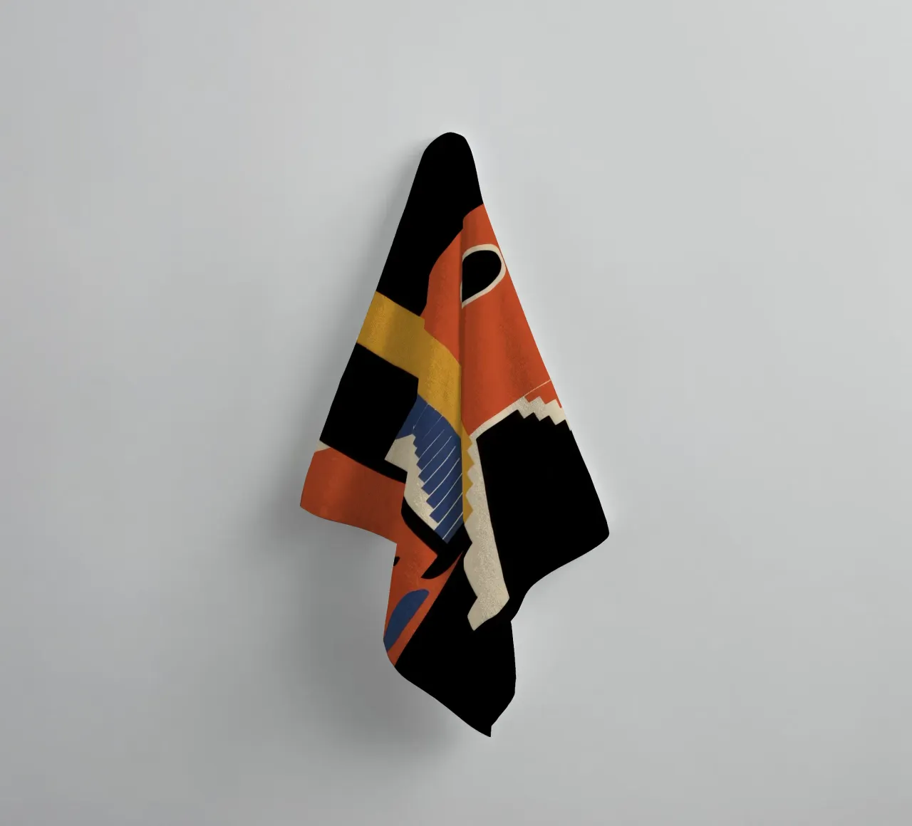 Scala geometrica con ombre asciugamano da bagno da Jasper Rune