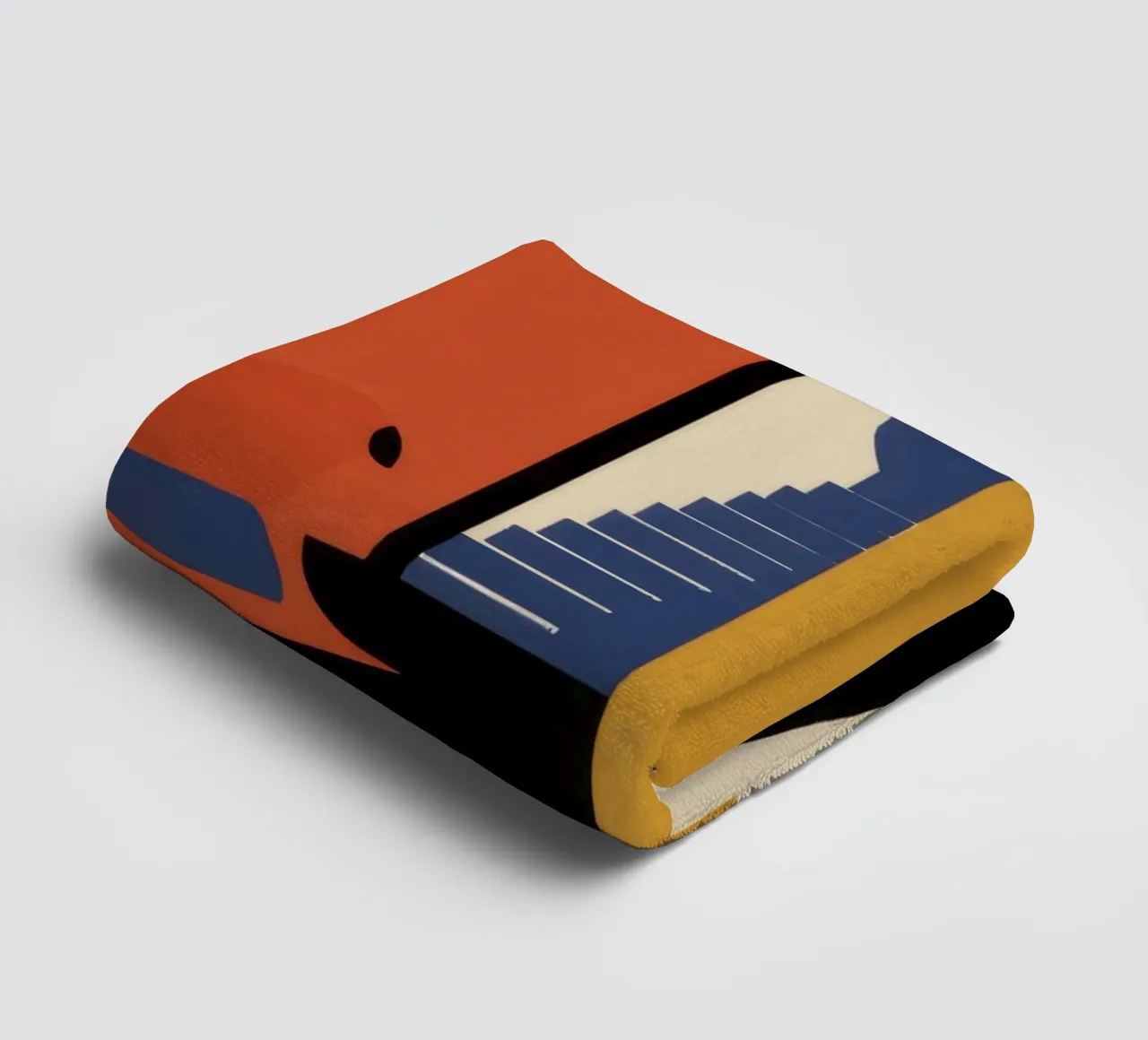 Scala geometrica con ombre asciugamano da bagno da Jasper Rune