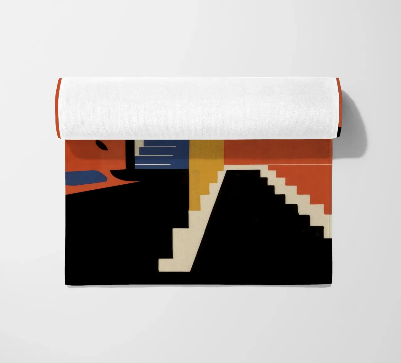 Scala geometrica con ombre telo mare da Jasper Rune