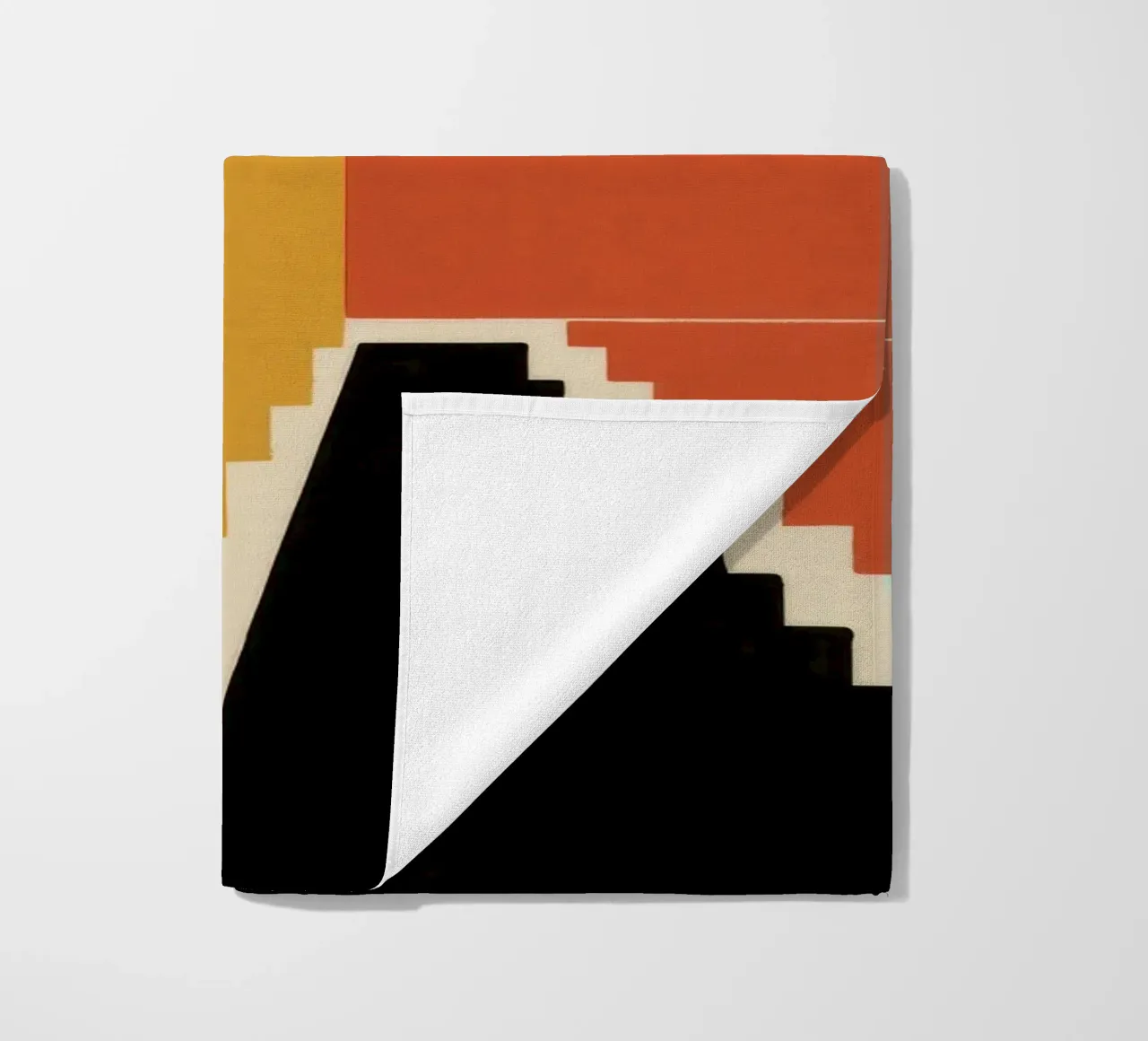 Scala geometrica con ombre telo mare da Jasper Rune