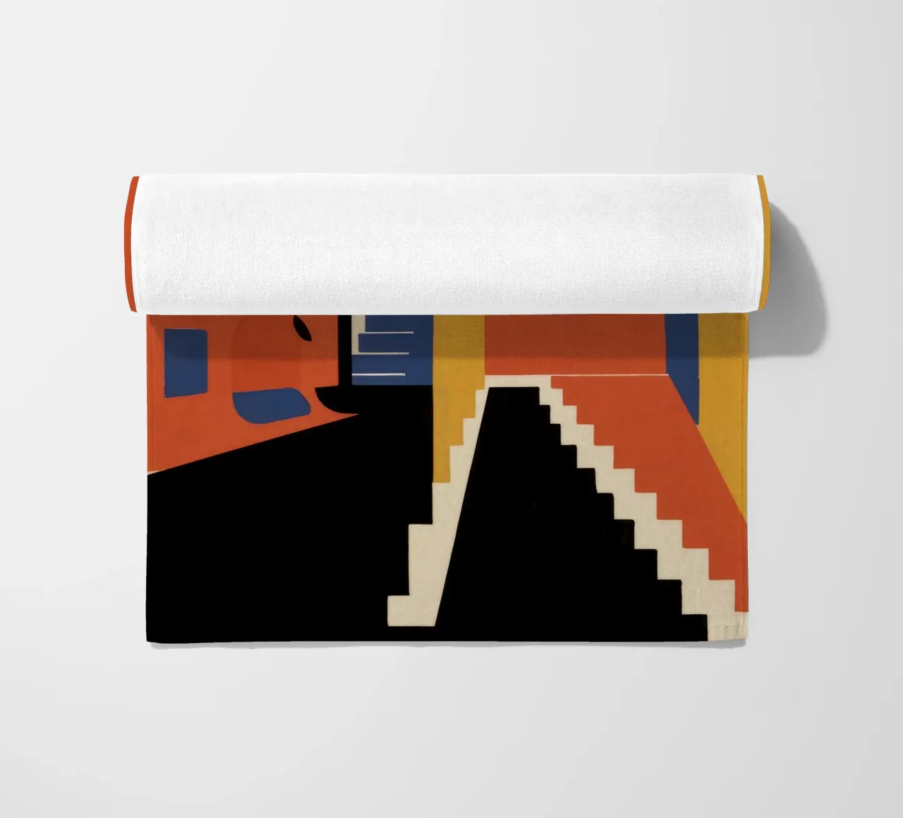 Scala geometrica con ombre telo mare da Jasper Rune