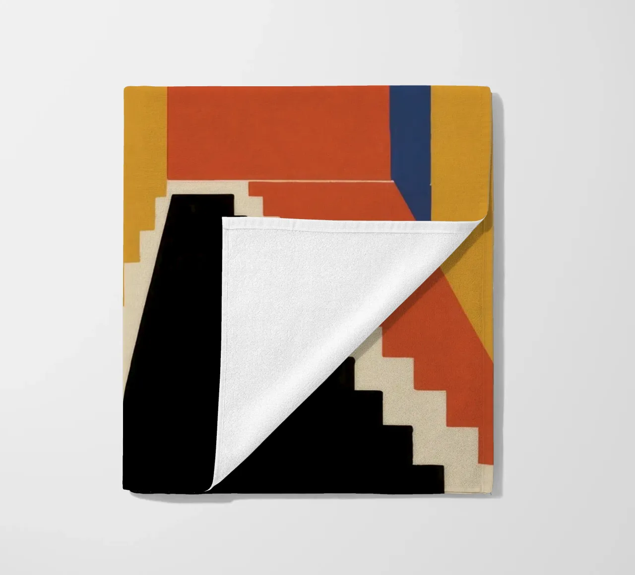 Scala geometrica con ombre telo mare da Jasper Rune