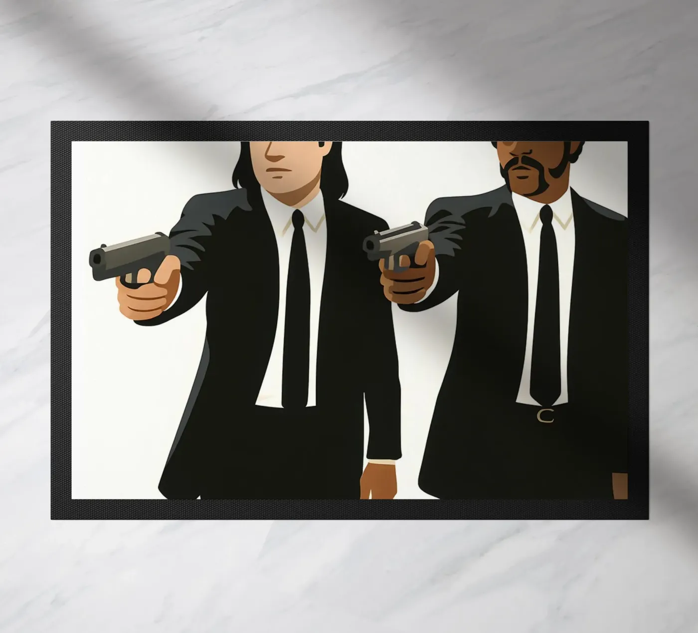 Pulp Fiction doormat by MoviesArt