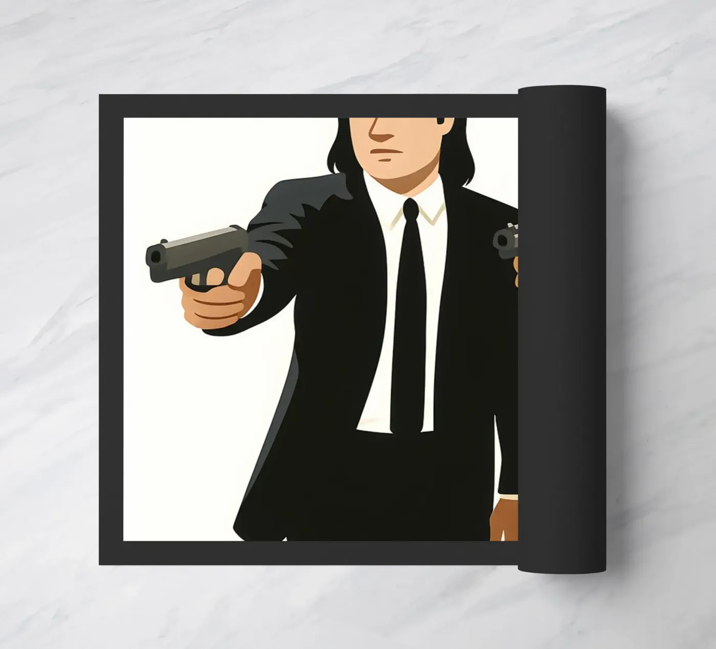 Pulp Fiction doormat by MoviesArt