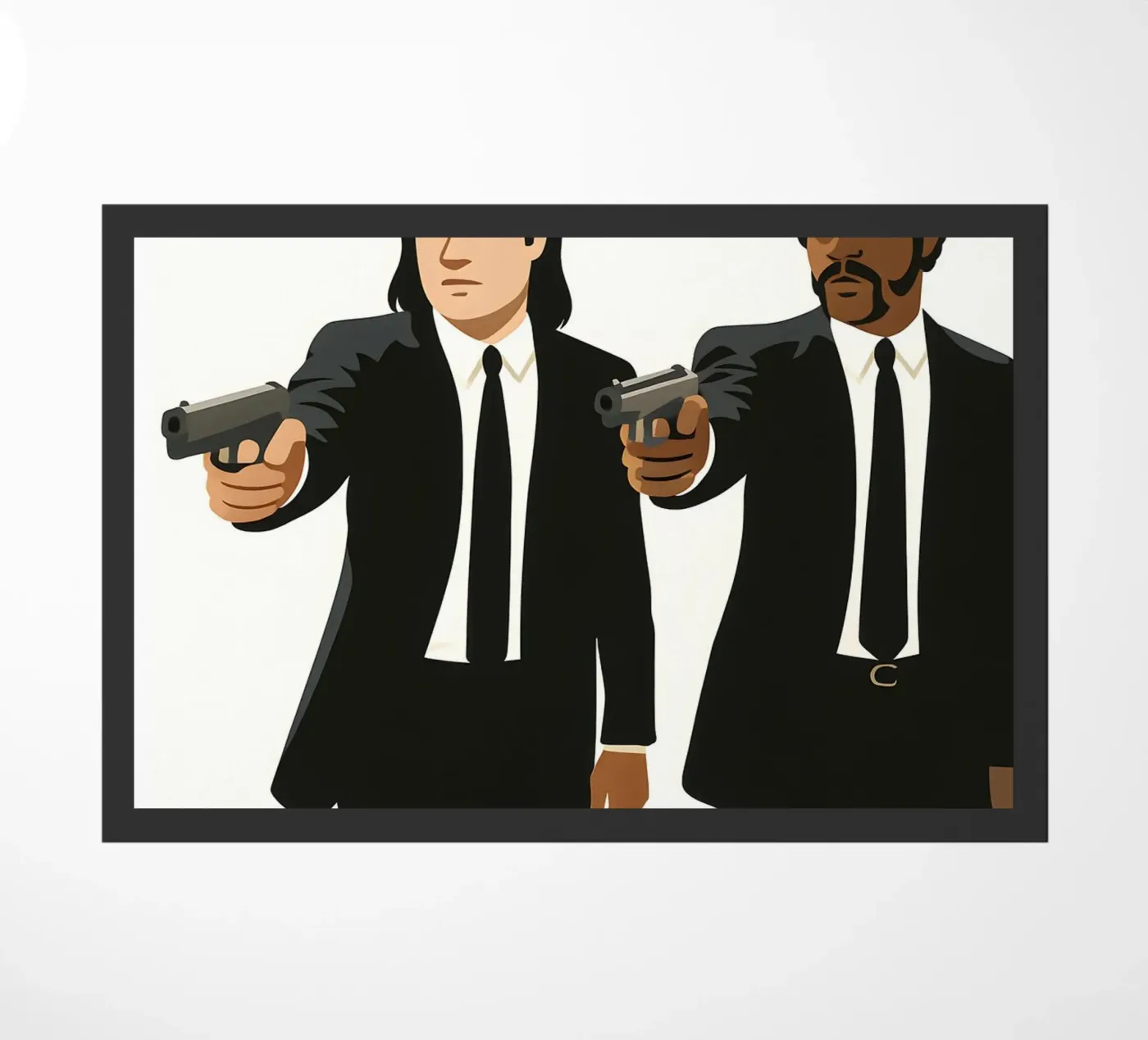 Pulp Fiction doormat by MoviesArt